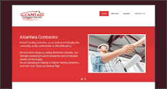 Desktop Screenshot of alcantaracontractor.com